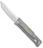 Reate EXO Gravity Tanto Knife Titanium/Green Micarta (3.75" Satin)