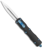 Marfione Custom Dirac Dagger D/E OTF Knife Black (2.9" Cracked Ice Mirror)