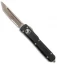Microtech Ultratech Tanto OTF Automatic Knife Black (3.4" Bronze Serrated)