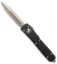 Microtech Ultratech OTF Automatic Knife Black (3.4" Bronze Plain/Full Serr)