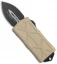 Microtech Exocet Dagger CA Legal OTF Automatic Knife Gold (1.9" Black) 157-1BSE