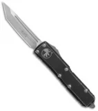 Microtech T/E OTF Tanto Automatic Knife Distressed Black (3.1" Apocalyptic)
