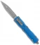Microtech Dirac D/E OTF Automatic Knife Distressed Blue (3" Apoc)
