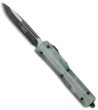 Microtech Signature Series UTX-70 S/E OTF Auto Knife Jade G-10 (2.4" Black)