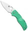 Spyderco Native 5 M4 Lightweight Lockback Knife Mint Green FRN (3" Sat) C41PJGR5