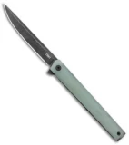 CRKT CEO Exclusive Flipper Liner Lock Knife Natural G-10 (3.25" Smokewash)