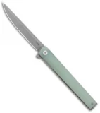 CRKT CEO Exclusive Flipper Liner Lock Knife Natural G-10 (3.25" Stonewash)