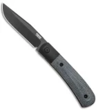 Pena Knives X-Series Exclusive Trapper Knife Black Micarta (2.75" Black M4)