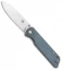 QSP Parrot Liner Lock Knife Denim Micarta (3.25" Satin)