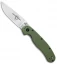 Ontario RAT Model 2 Liner Lock Knife OD Green (3" Satin D2) 8828OD
