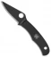 Spyderco Bug Black SS  Mini Folding Keychain Knife (1.3" Black) C133BKP