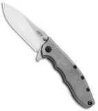 Zero Tolerance 0562TI Hinderer Frame Lock Knife Titanium (3.5" Satin 20CV) ZT