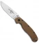 Ontario RAT Model 2 Liner Lock Knife Coyote Brown (3" Satin D2) 8828CB