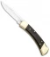 Buck 110 Ebony Manual Folding Knife (3.75" Satin) 0110BRS