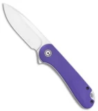 CIVIVI Elementum Liner Lock Knife Purple G-10 (2.9" Satin D2)