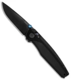 Acta Non Verba Knives Exclusive A200 A-Lock Knife Black G-10/Blue (3.5" Black)