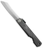 Nagao Higonokami No. 3 Friction Folder Black Stainless Steel (2.6" Satin)