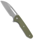 Ferrum Forge Knife Works Prolix Liner Lock Knife Green G-10 (2.85" SW)