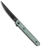 Boker Plus Kwaiken Air Mini Liner Lock Knife Jade G-10 (3" Black)