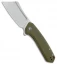 CIVIVI Mini Bullmastiff Liner Lock Knife OD Green G-10 (3" Stonewash)