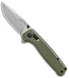 SOG Terminus XR Lock Knife OD Green G-10 (3" Stonewash) TM1022-BX