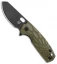 Fox Knives Baby Core Mini Liner Lock Knife OD Green FRN (2.35" Black SW)
