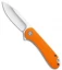 CIVIVI Elementum Liner Lock Knife Orange G-10 (2.9" Satin D2) C907R