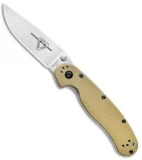 Ontario RAT Model 2 Liner Lock Knife Desert Tan (3" Satin D2) 8828DT