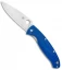 Spyderco Resilience Lightweight Liner Lock Knife Blue FRN (4.25" Satin) C142PBL