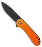 CIVIVI Elementum Liner Lock Knife Orange G-10 (2.9" Black D2) C907Y
