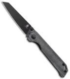 Kizer Azo Vanguard Mini Begleiter Liner Lock Knife Black Micarta (2.8" Black)