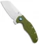 Kizer Vanguard Sheepdog XL C01C Liner Lock Knife Green G-10 (4" Satin)