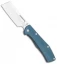Gerber FlatIron Cleaver Frame Lock Knife Blue Micarta (3.5" Satin) 30-001789