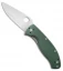 Spyderco Tenacious Liner Lock Knife Green G-10 (3.375" Satin) C122GPGR