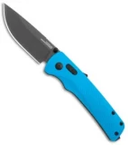 SOG Flash AT-XR Lock Assisted Opening Knife Civic Cyan (3.45" Dark Gray)