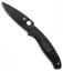 Spyderco Resilience Lightweight Liner Lock Knife Blackout (4.3" Black) C142PBBK
