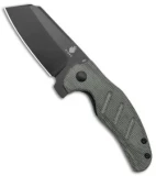 Kizer Vanguard Mini Sheepdog Knife Black Micarta (2.6" Black CPM-10V)