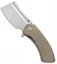 Kansept Knives XL Korvid Liner Lock Knife Light Sand G-10 (3.5" SW)