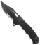 SOG Seal XR Flipper XR-Lock Knife Black Nylon (3.9" Black Serrated)