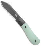 Pena Knives X-Series Front Flipper Dogleg Jack Knife Natural G-10 (3" Black)
