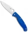 Spyderco Resilience Lightweight Liner Lock Knife Blue FRN (4.3" Serr) C142PSBL