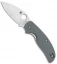 Spyderco Sage 1 Liner Lock Knife Gray G-10 (3" Satin Maxamet) C123GPGY