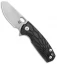 Fox Knives Baby Core Mini Liner Lock Knife Black FRN (2.35" Stonewash)