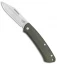 Benchmade Proper Clip Point Slip Joint Knife Canvas Micarta (2.8" Satin) 318