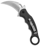 Fox Knives Karambit Folder Knife Black G-10 (3.1" Stonewash) 479 SW