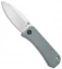 WE Knife Co. Banter Liner Lock Knife Gray G-10 (2.9" Satin)