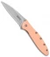 Kershaw Copper Leek Assisted Opening Knife  (3" Stonewash) 1660CU