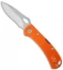 Buck SpitFire Lockback Knife Orange (3.25" Satin) 0722ORS1