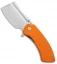 Kansept Knives XL Korvid Liner Lock Knife Orange G-10 (3.5" Satin)
