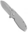 CRKT Burnley Squid Flipper Assisted Opening Knife Silver (2.4" Bead Blast)